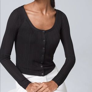 Black cardigan from White House Black Market new